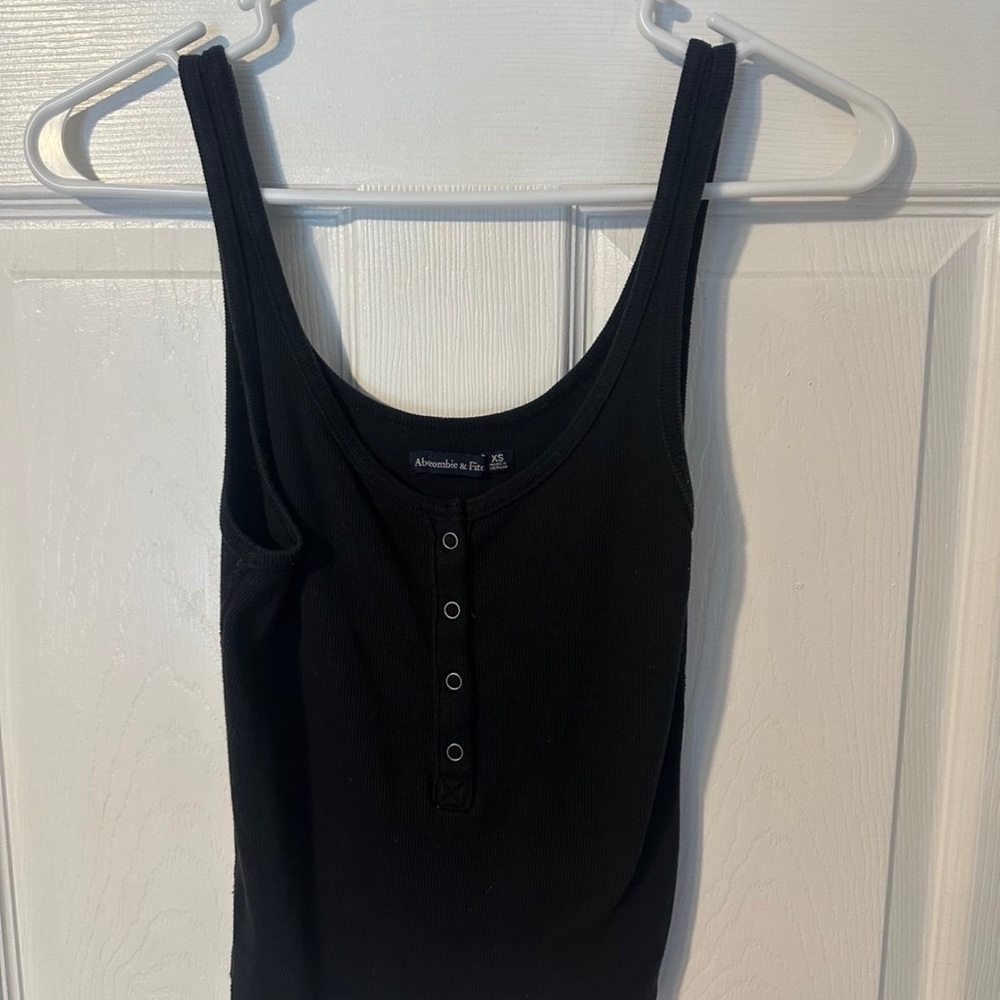 Abercrombie & Fitch Black Tank Top